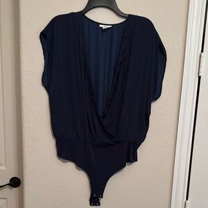 Elegant Navy and Black Women's Tops